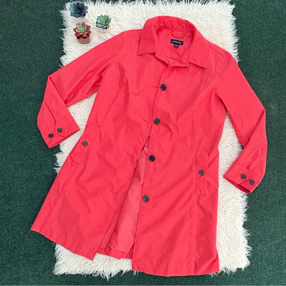 Lands' End Trench Coat - Picture 5 of 10